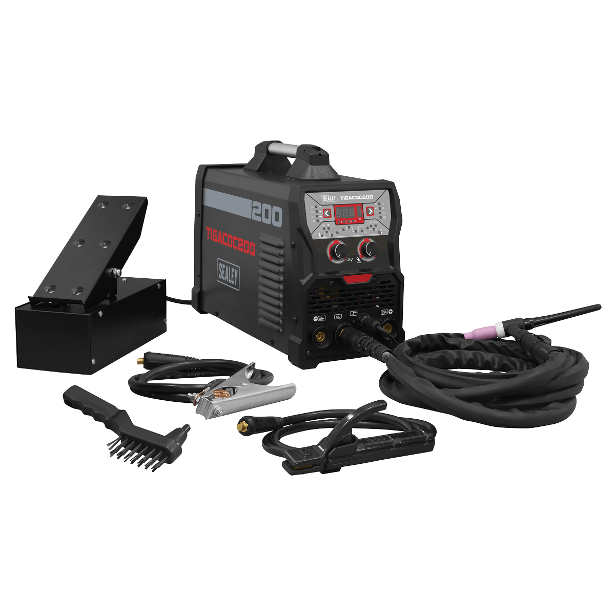 Sealey TIGACDC200 TIG/MMA AC/DC Pulse Inverter Welder 200A/230V - TIGACDC200 - Sealey Tools UK - Trade Counter Direct