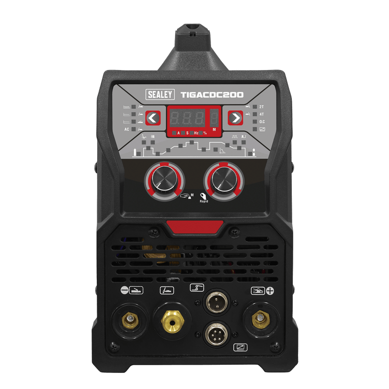 Sealey TIGACDC200 TIG/MMA AC/DC Pulse Inverter Welder 200A/230V - TIGACDC200 - Sealey Tools UK - Trade Counter Direct