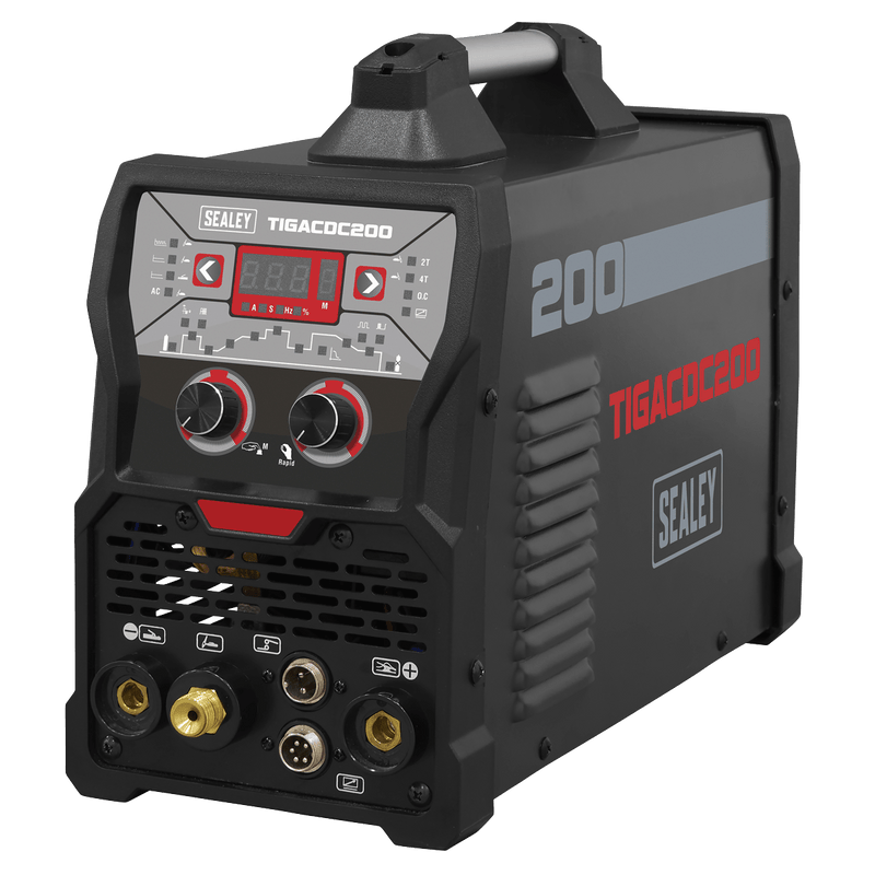 Sealey TIGACDC200 TIG/MMA AC/DC Pulse Inverter Welder 200A/230V - TIGACDC200 - Sealey Tools UK - Trade Counter Direct
