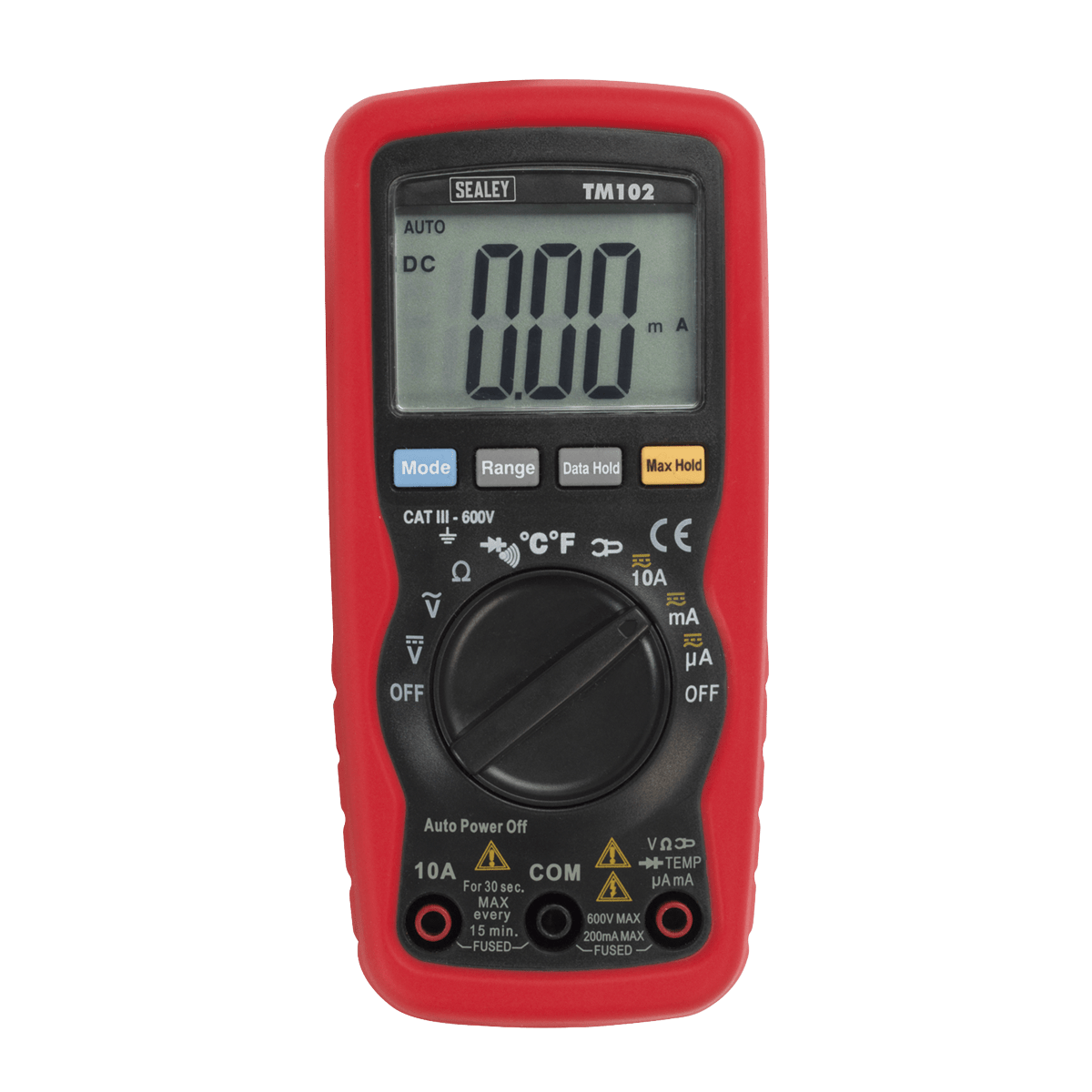 Sealey TM102 8-Function Professional Auto-Ranging Digital Multimeter - TM102 - Sealey Tools UK - Trade Counter Direct