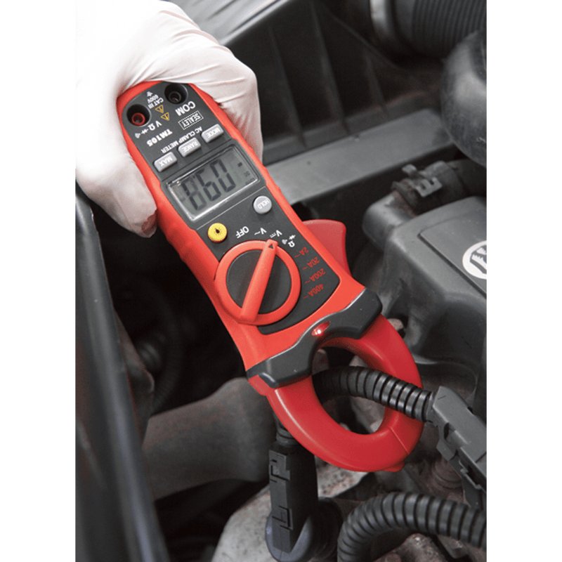 Sealey TM105 6-Function Professional Auto-Ranging Digital Clamp Meter NCVD - TM105 - Sealey Tools UK - Trade Counter Direct
