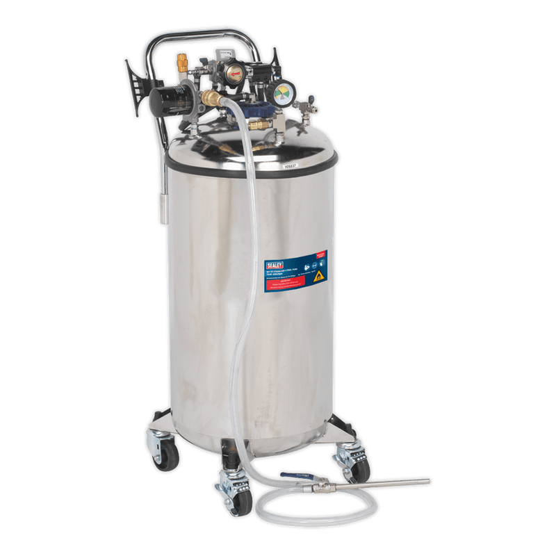 Sealey TP201 Stainless Steel Fuel Tank Drainer 90L - TP201 - Sealey Tools UK - Trade Counter Direct