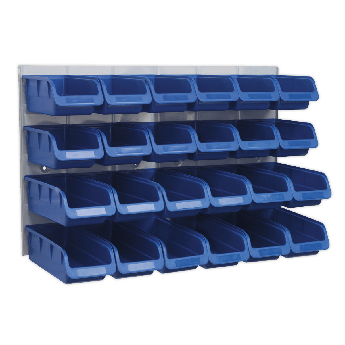 Sealey TPS131 Bin & Panel Combination 24 Bins - Blue - TPS131 - Sealey Tools UK - Trade Counter Direct