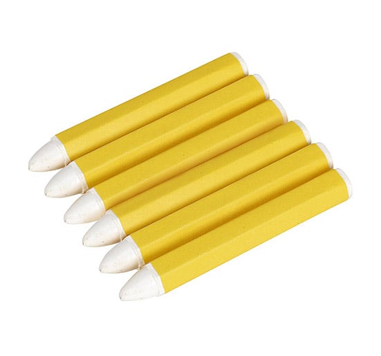 Sealey TST13 Tyre Marking Crayon - White Pack of 6 - Tyre Fitting Equipment - SLY-19270 - Sealey Tools UK - Trade Counter Direct