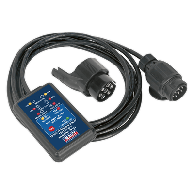 Sealey TST22 Towing Socket Tester 13 - Pin 12V - DVSA Approved - TST22 - Sealey Tools UK - Trade Counter Direct