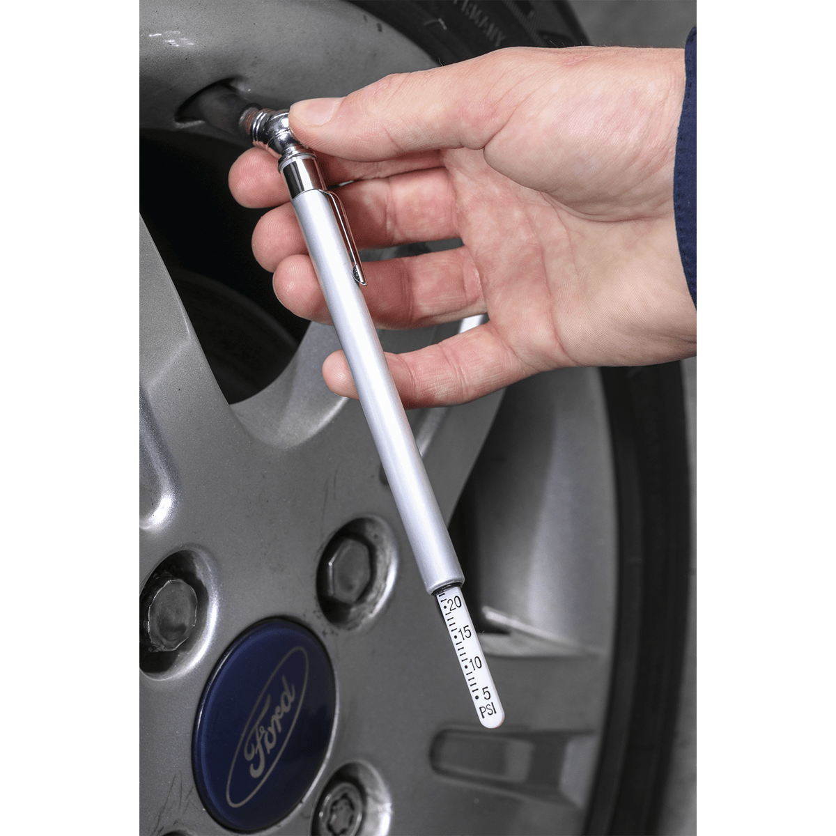 Sealey TSTPG1 Tyre Pressure Gauge 5-50psi - TSTPG1 - Sealey Tools UK - Trade Counter Direct