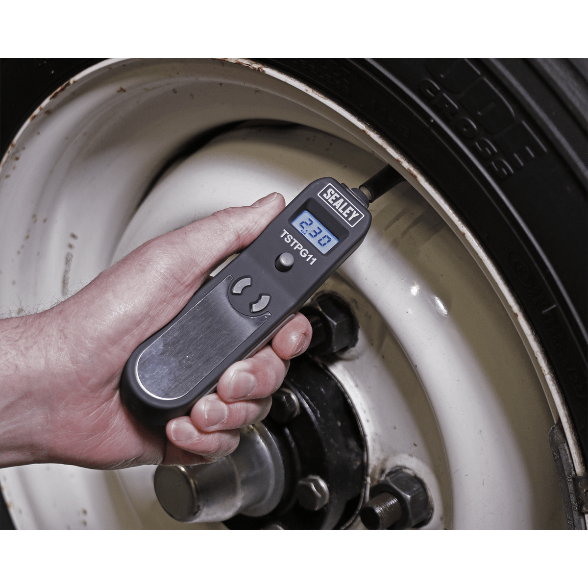 Sealey TSTPG11 Digital Tyre Pressure & Tread Depth Gauge - TSTPG11 - Sealey Tools UK - Trade Counter Direct