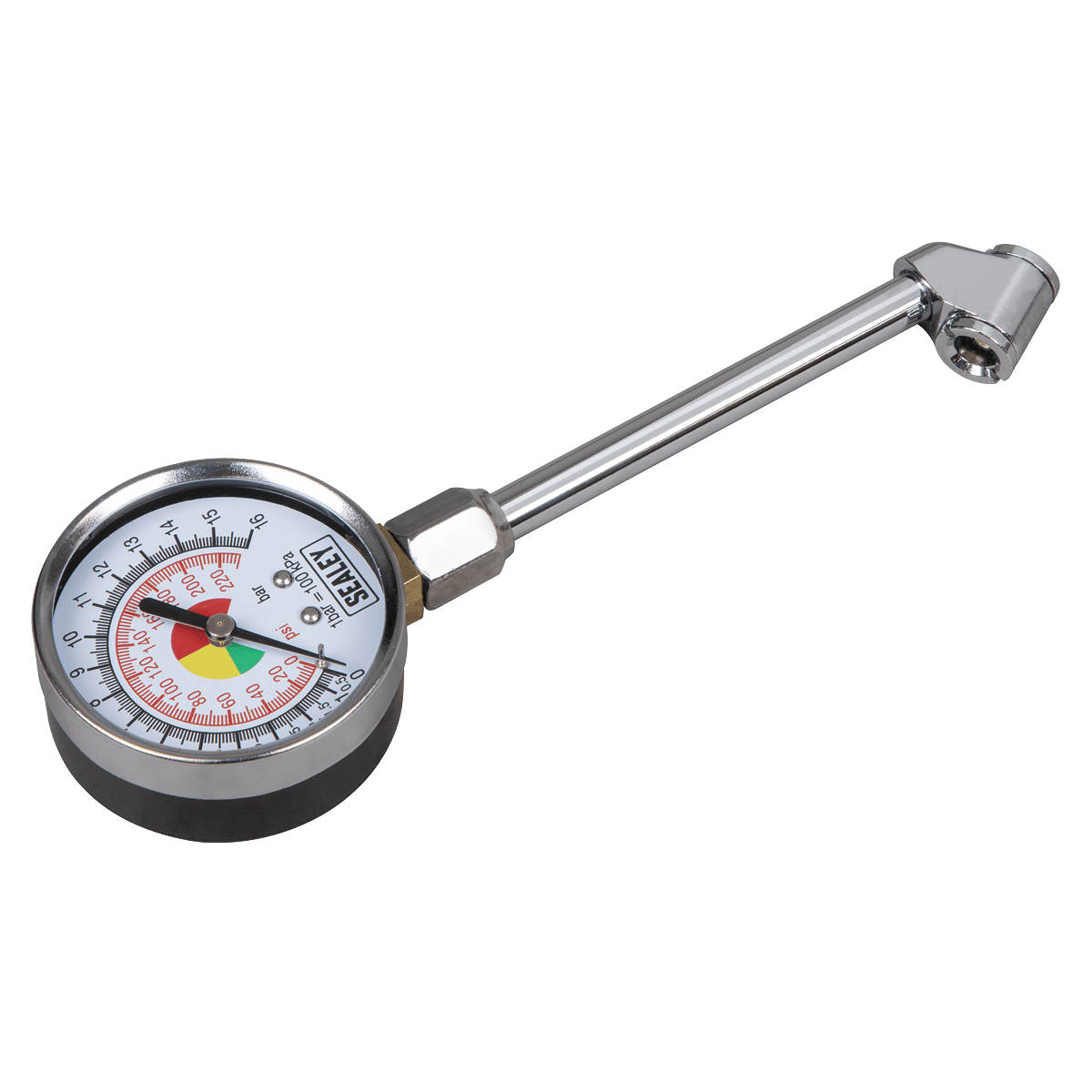 Sealey TSTPG34 Twin Connector Tyre Pressure Gauge - TSTPG34 - Sealey Tools UK - Trade Counter Direct