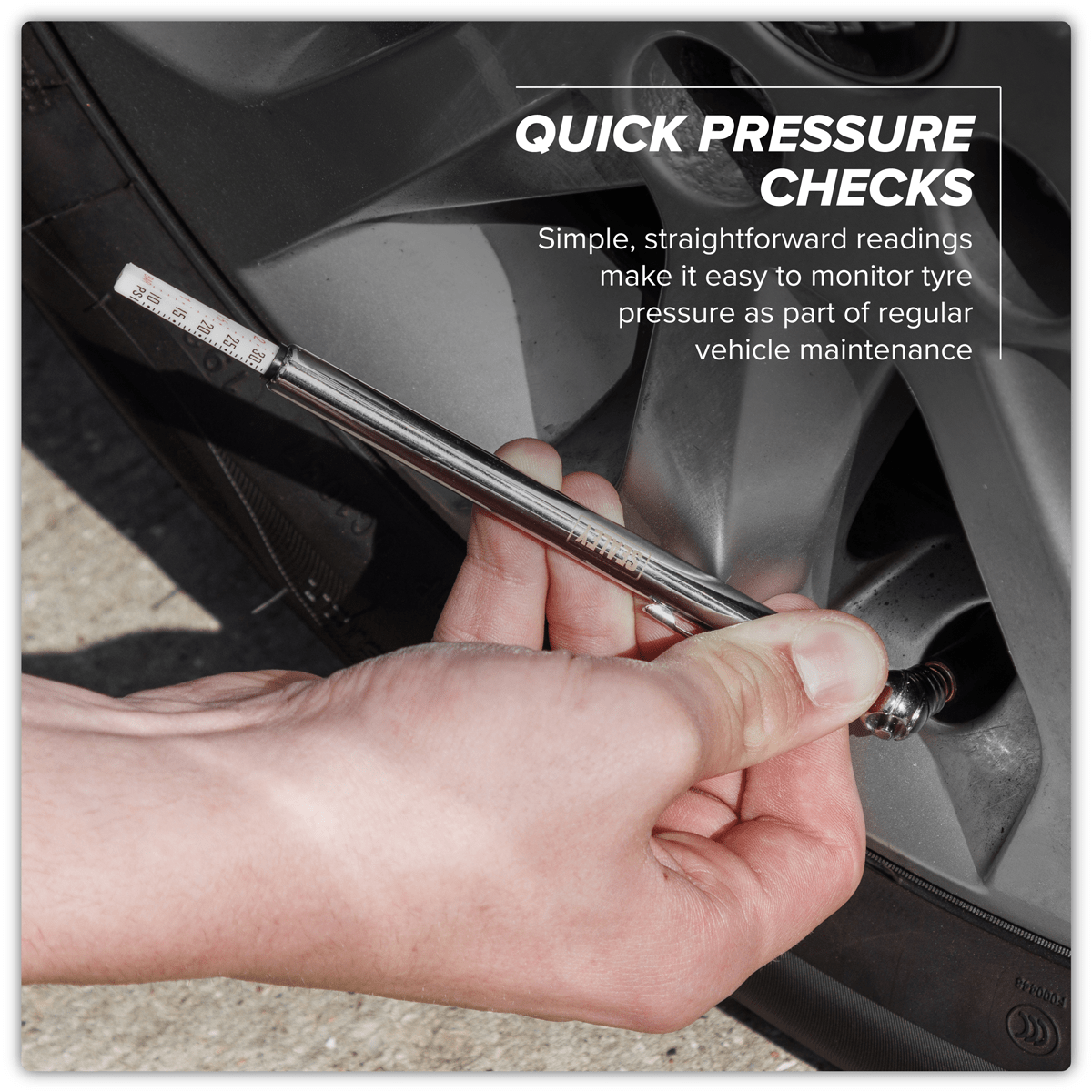 Sealey TST/PGT Tyre Pressure & Tread Depth Gauge Set 2pc - TST/PGT - Sealey Tools UK - Trade Counter Direct