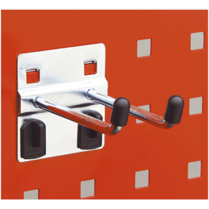 Sealey TTS20 Double Prong Hook 6 x 25mm Angled End Pack of 5 - TTS20 - Sealey Tools UK - Trade Counter Direct