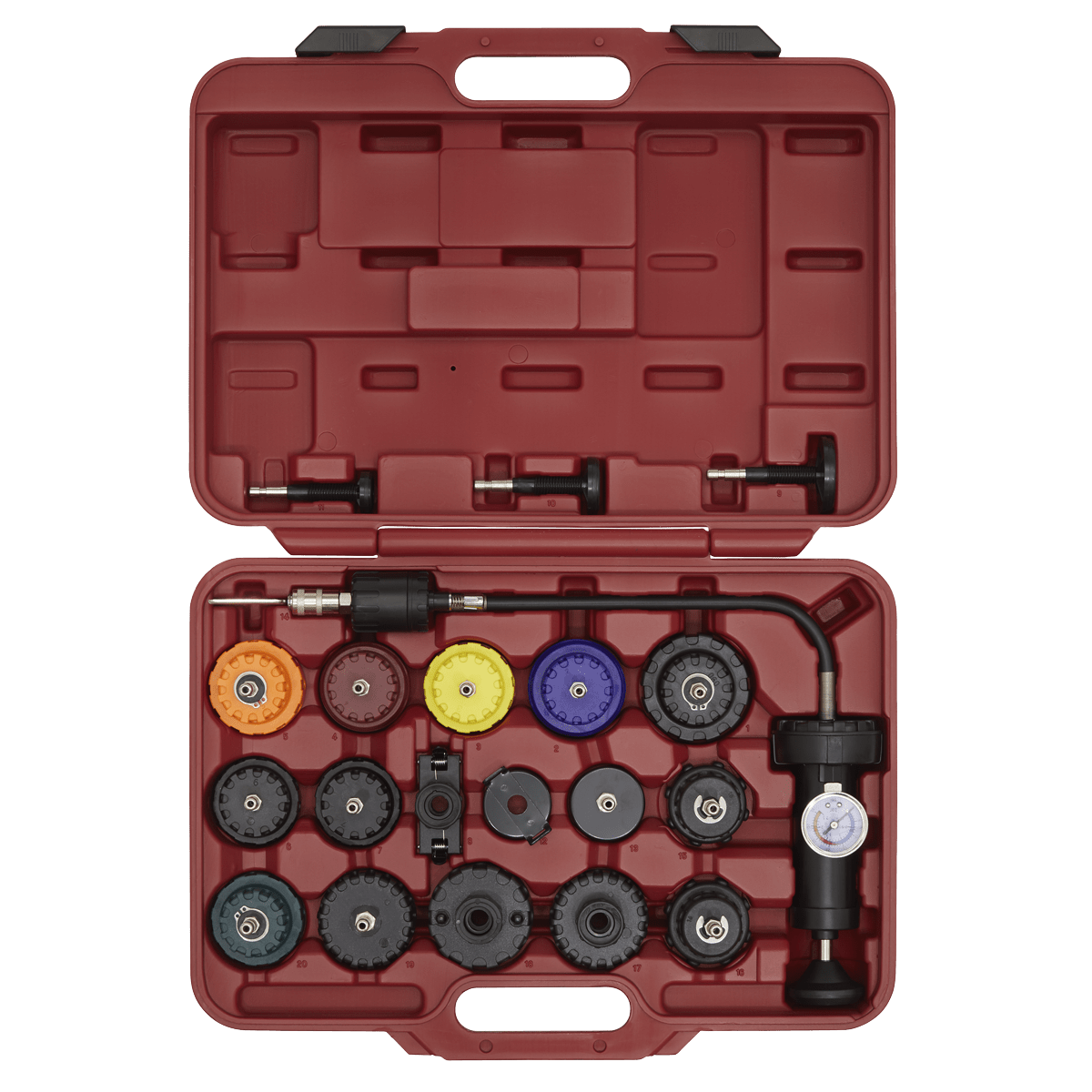 Sealey VS001 Cooling System Tester Cap System - Cooling System - SLY-10227 - Sealey Tools UK - Trade Counter Direct