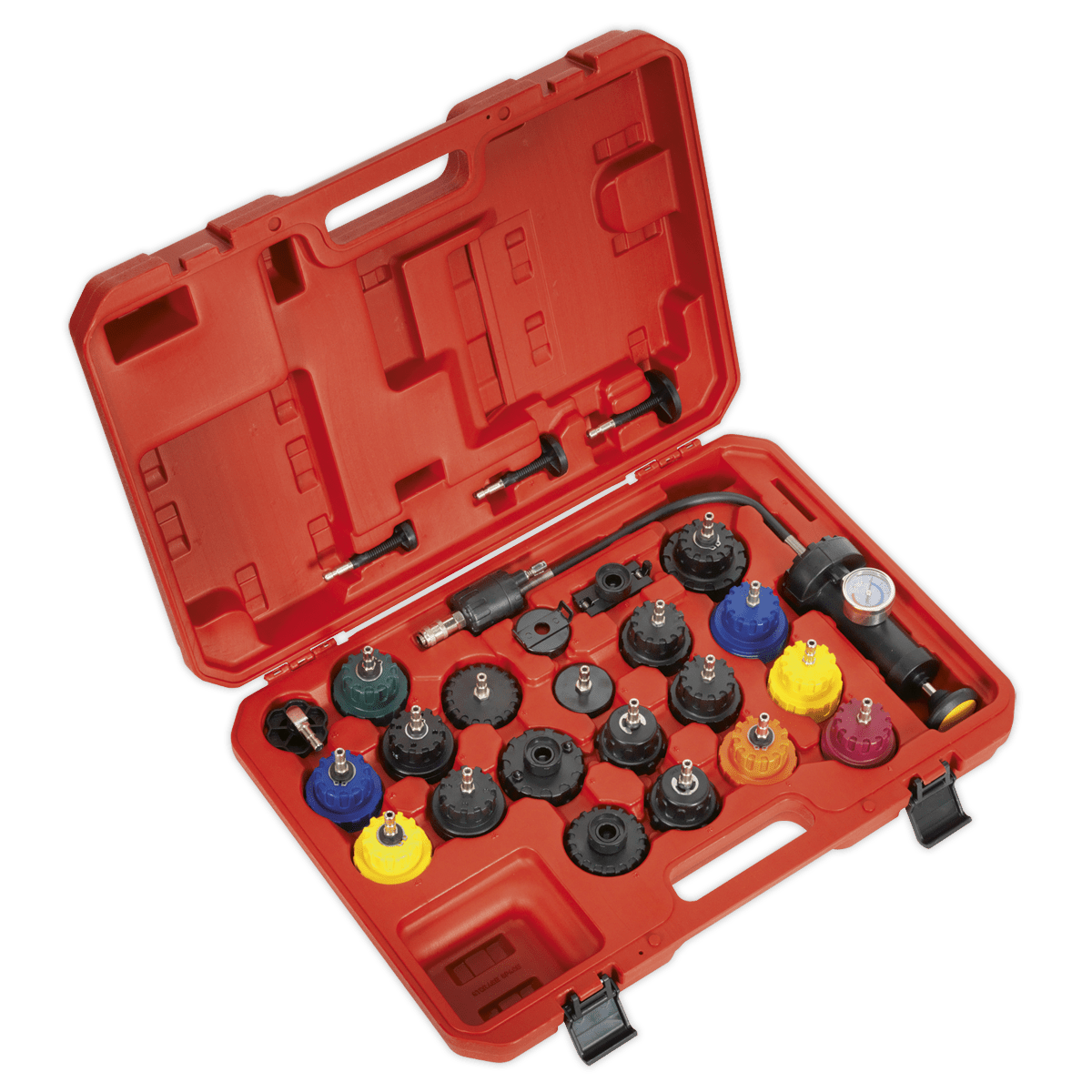 Sealey VS0011 Cooling System Pressure Test Kit 25pc - VS0011 - Sealey Tools UK - Trade Counter Direct