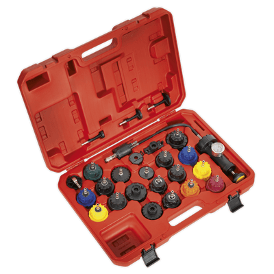 Sealey VS0011 Cooling System Pressure Test Kit 25pc - VS0011 - Sealey Tools UK - Trade Counter Direct