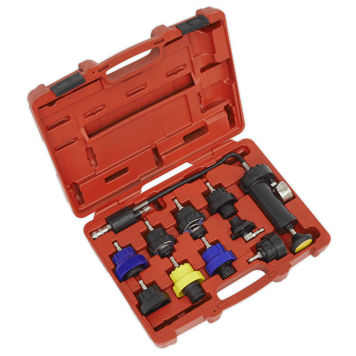 Sealey VS0013 Cooling System Pressure Test Kit 10pc - VS0013 - Sealey Tools UK - Trade Counter Direct
