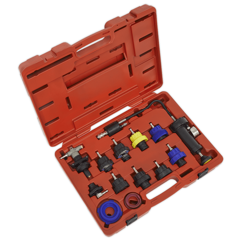 Sealey VS0014 Cooling System Pressure Test Kit 13pc - VS0014 - Sealey Tools UK - Trade Counter Direct