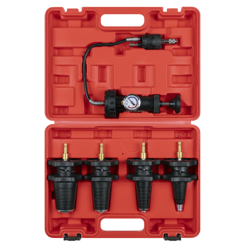 Sealey VS0033 Cooling System Pressure Test Kit 5pc - VS0033 - Sealey Tools UK - Trade Counter Direct