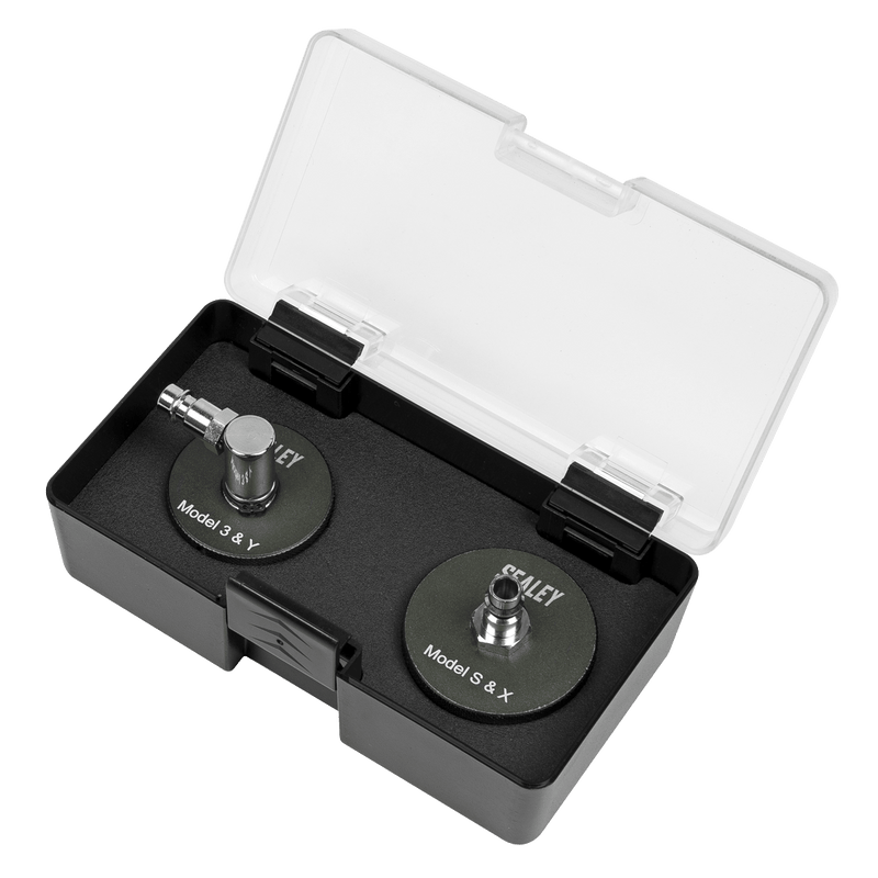 Sealey VS0204T Brake Pressure Bleeder Cap Set for Tesla - VS0204T - Sealey Tools UK - Trade Counter Direct