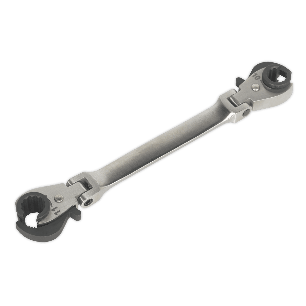 Sealey VS0347 Brake Pipe Spanner Ratcheting 10 & 11mm - VS0347 - Sealey Tools UK - Trade Counter Direct