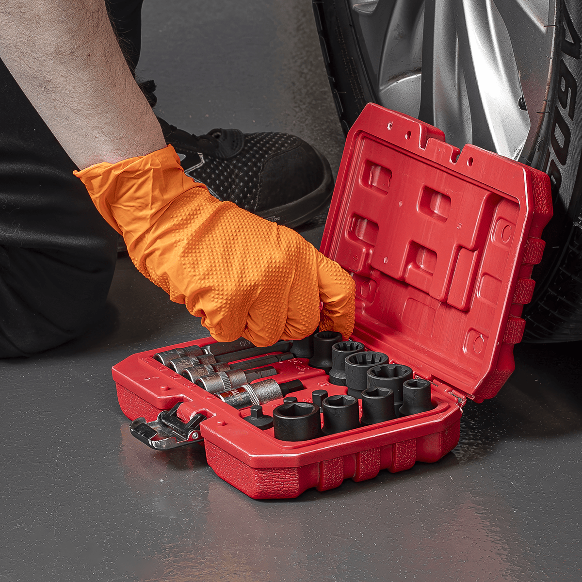 Sealey VS0465 Brake Caliper Socket Set 17pc - VS0465 - Sealey Tools UK - Trade Counter Direct