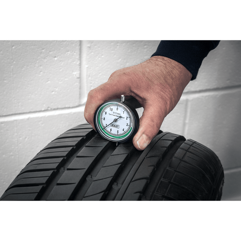 Sealey VS0568 Pocket Type Tyre Tread Depth Dial Gauge - VS0568 - Sealey Tools UK - Trade Counter Direct