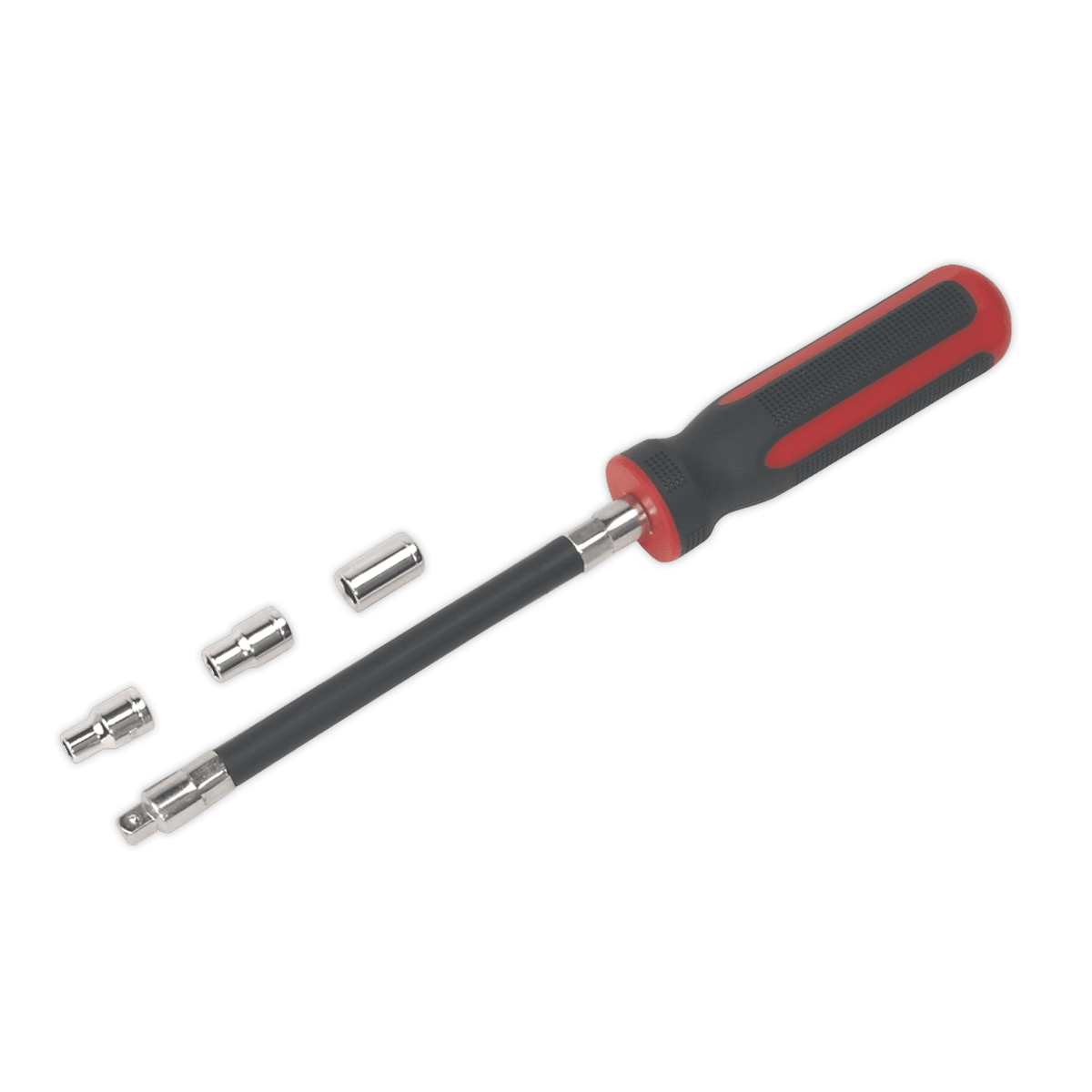 Sealey VS063 Flexible Hose Clip Nut Driver Set 4pc 5, 6 & 7mm - VS063 - Sealey Tools UK - Trade Counter Direct