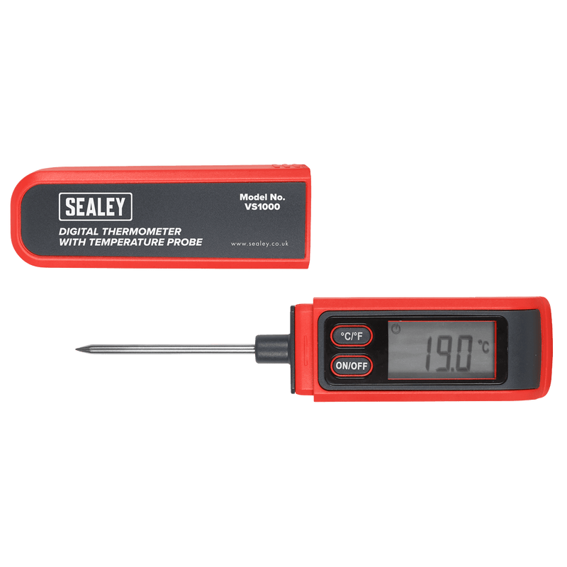 Sealey VS1000 Digital Thermometer with Temperature Probe - VS1000 - Sealey Tools UK - Trade Counter Direct