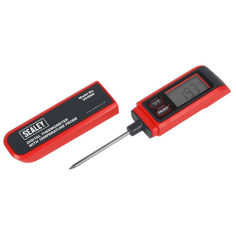 Sealey VS1000 Digital Thermometer with Temperature Probe - VS1000 - Sealey Tools UK - Trade Counter Direct