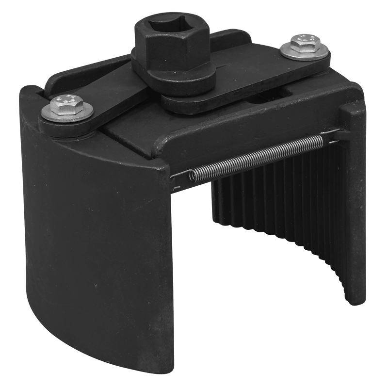 Sealey VS1040 Adjustable Oil Filter Wrench 1/2"Sq Drive 100-140mm Capacity - VS1040 - Sealey Tools UK - Trade Counter Direct