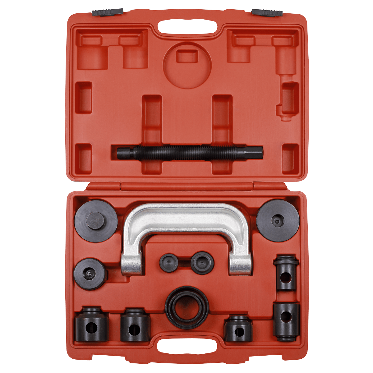 Sealey VS1274 Lower Ball Joint Remover/Installer for Mercedes, Renault 14pc - VS1274 - Sealey Tools UK - Trade Counter Direct