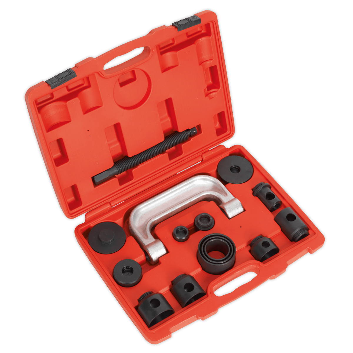 Sealey VS1274 Lower Ball Joint Remover/Installer for Mercedes, Renault 14pc - VS1274 - Sealey Tools UK - Trade Counter Direct