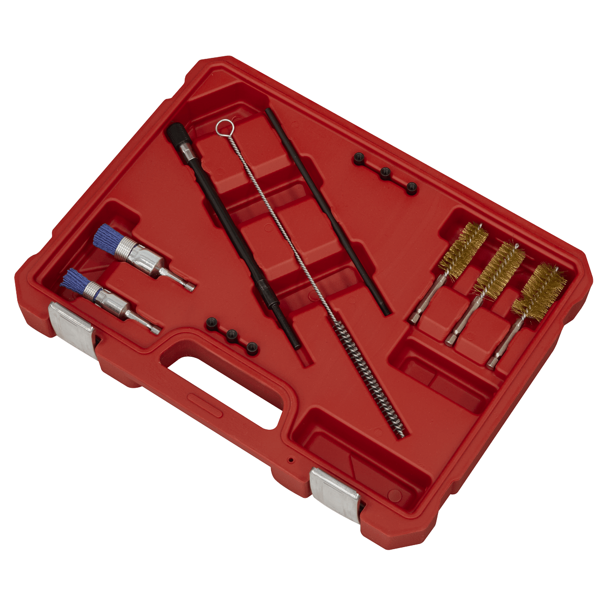 Sealey VS1900 Injector Bore Cleaning Brush Set 14pc - VS1900 - Sealey Tools UK - Trade Counter Direct