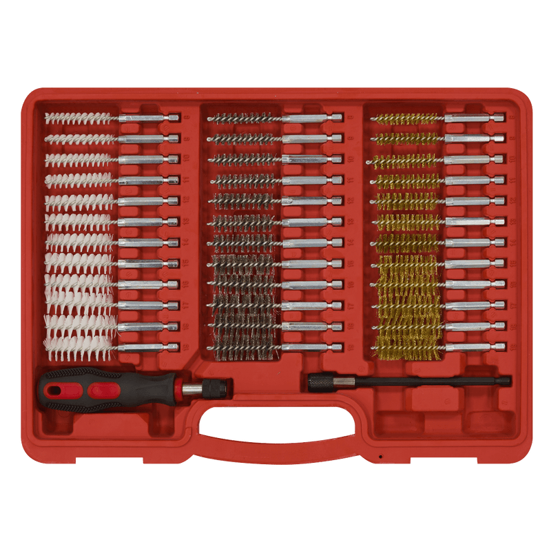 Sealey VS1910 Injector Bore Cleaning Brush Set 38pc - VS1910 - Sealey Tools UK - Trade Counter Direct