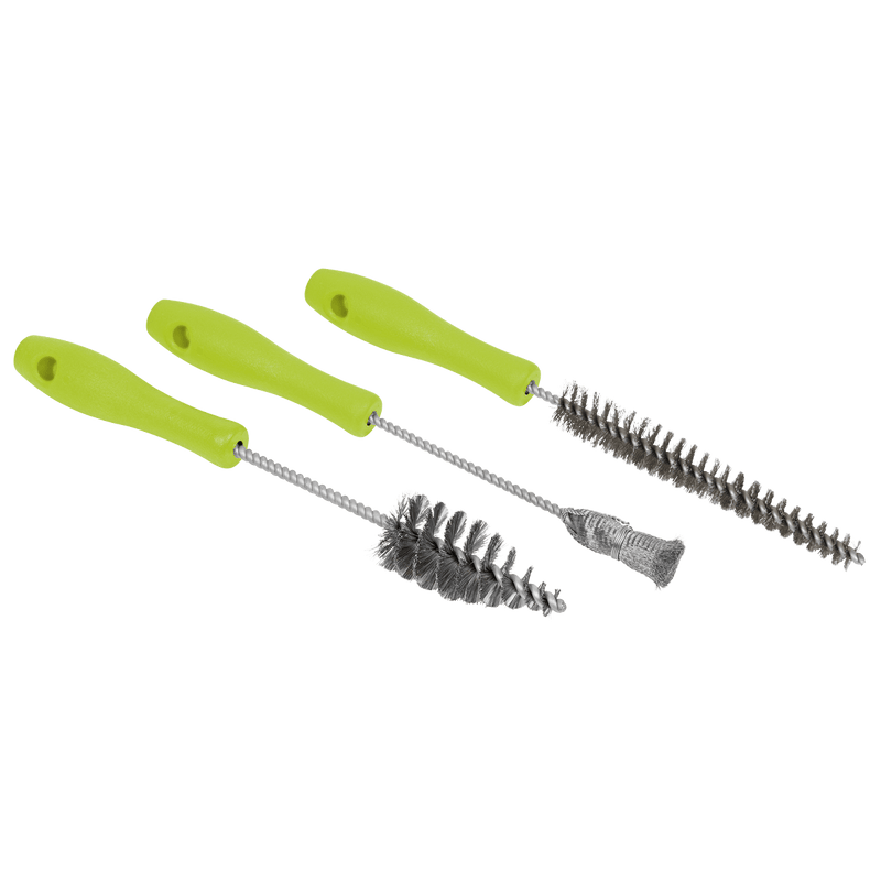 Sealey VS1920 Injector Bore Cleaning Brush Set 3pc - VS1920 - Sealey Tools UK - Trade Counter Direct