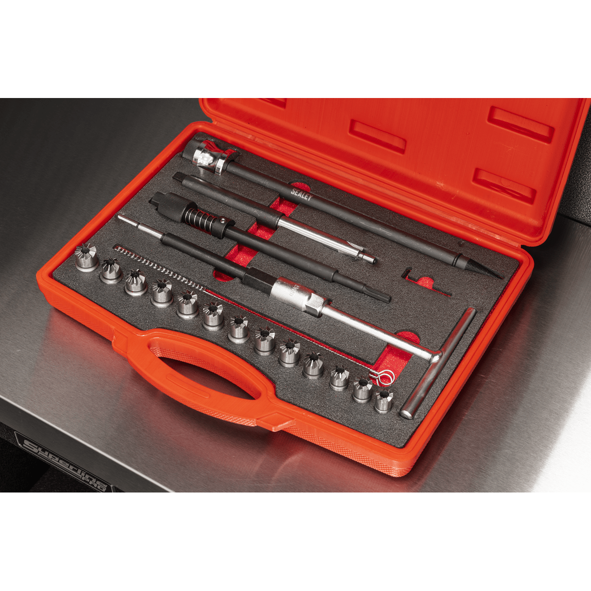 Sealey VS2070 Diesel Injector Seat Cutter Set 21pc - VS2070 - Sealey Tools UK - Trade Counter Direct