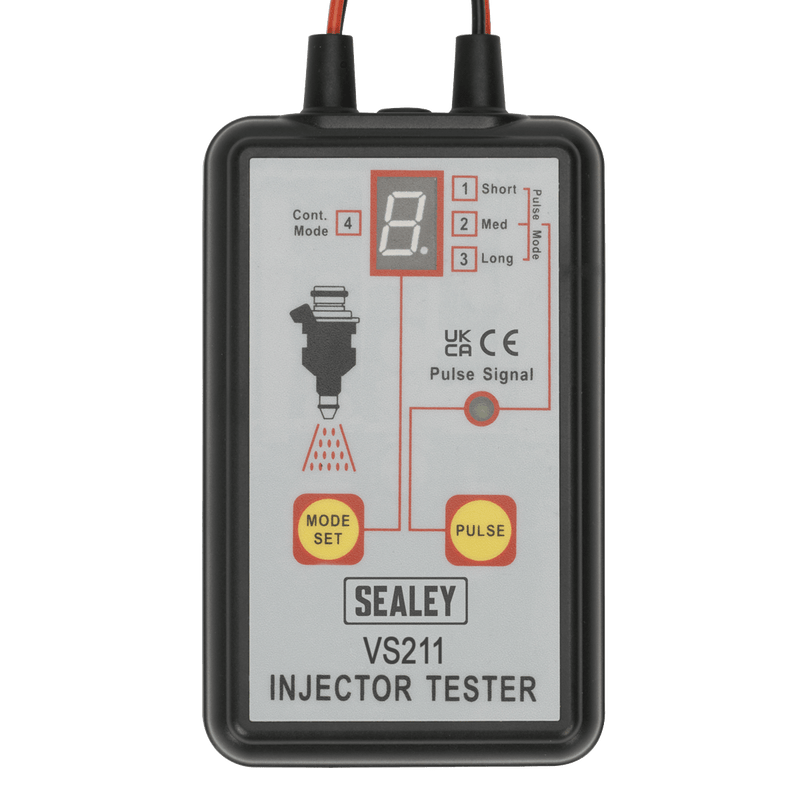 Sealey VS211 Petrol Fuel Injector Tester 12V - VS211 - Sealey Tools UK - Trade Counter Direct