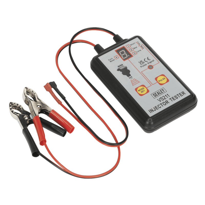 Sealey VS211 Petrol Fuel Injector Tester 12V - VS211 - Sealey Tools UK - Trade Counter Direct