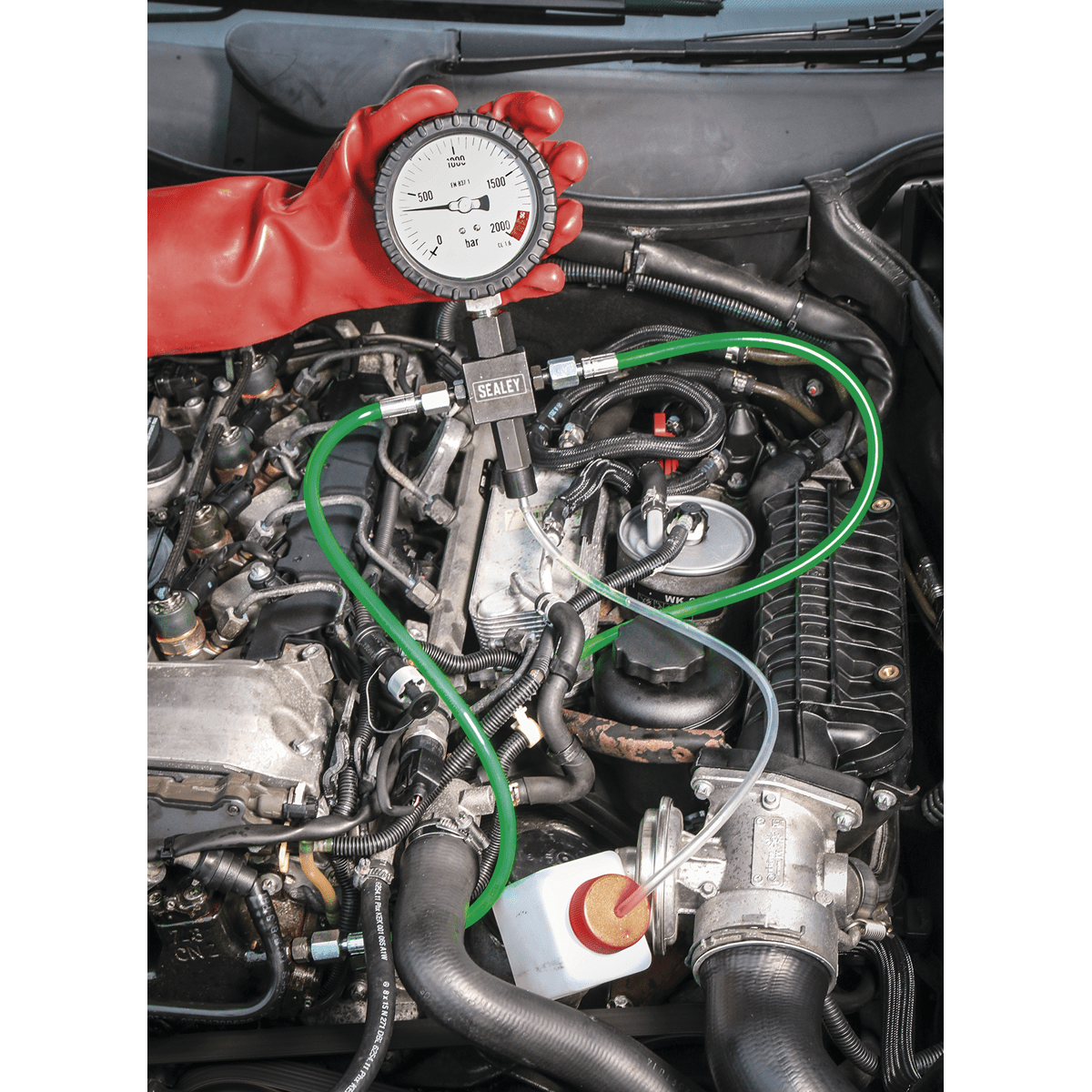 Sealey VS216 Diesel High Pressure Pump Test Kit - VS216 - Sealey Tools UK - Trade Counter Direct