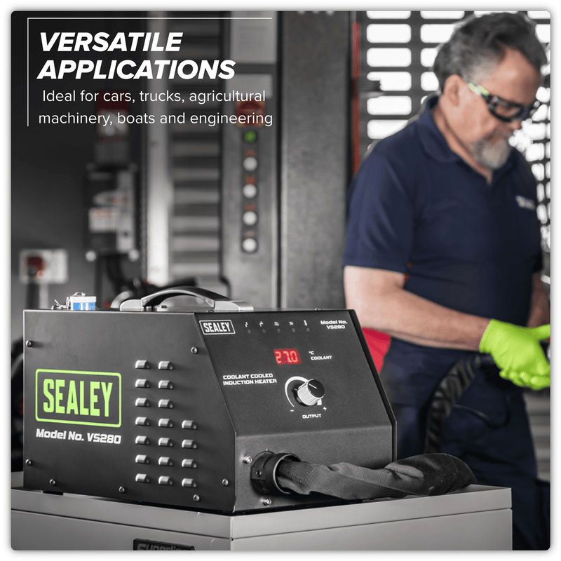 Sealey VS280 Coolant Cooled Induction Heater 3700W - VS280 - Sealey Tools UK - Trade Counter Direct