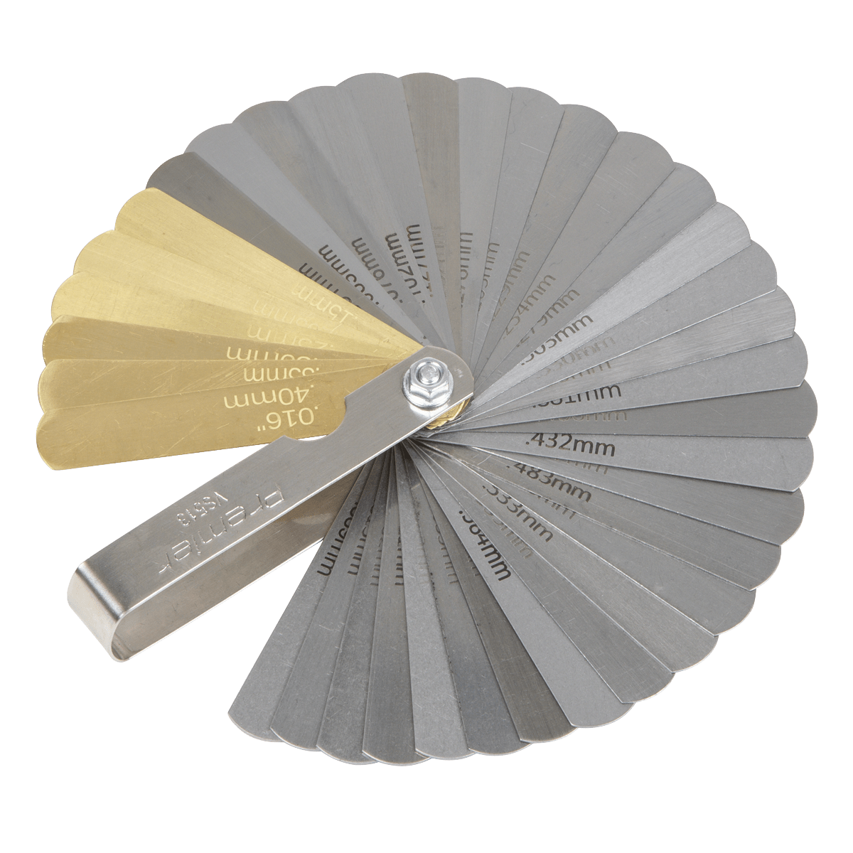 Sealey VS513 Premier Combination Steel/Brass Dual Marked Feeler Gauge 36 Blade - VS513 - Sealey Tools UK - Trade Counter Direct