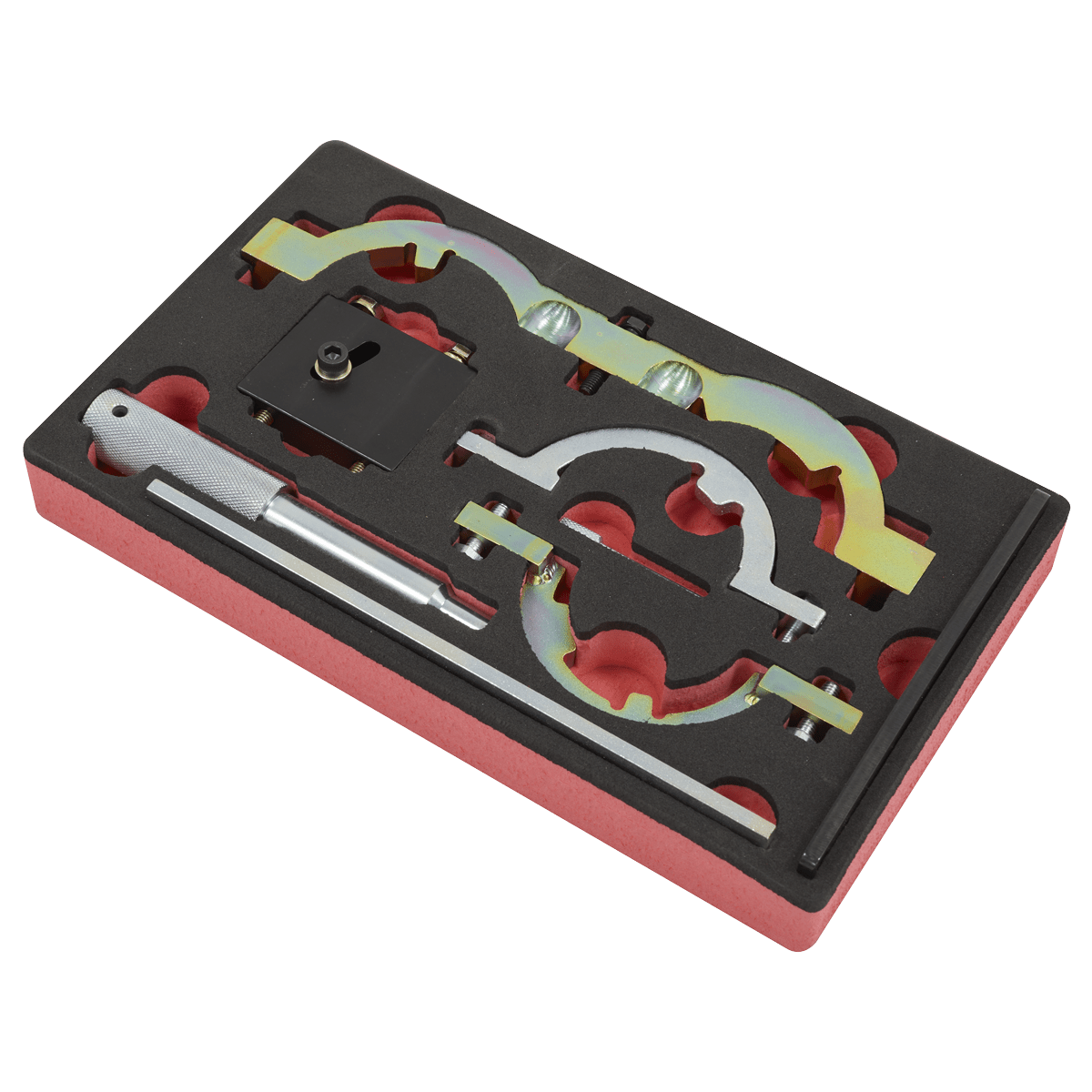 Sealey VS5235 Petrol Engine Timing Tool Kit for GM, Chevrolet, Suzuki 1.0/1.2/1.4/1.6 - Chain Drive - VS5235 - Sealey Tools UK - Trade Counter Direct