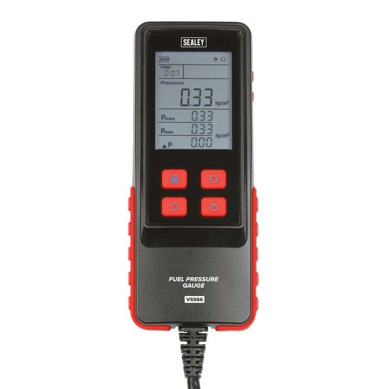 Sealey VS566 Digital Fuel Injection Pressure Test Kit for GDI Fuel Circuits 6pc - VS566 - Sealey Tools UK - Trade Counter Direct