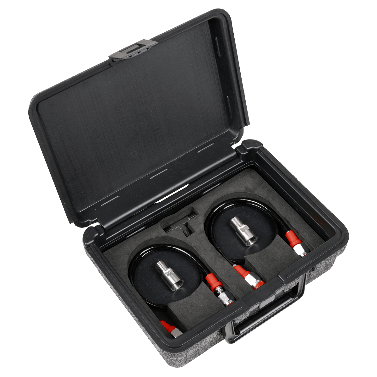 Sealey VS566 Digital Fuel Injection Pressure Test Kit for GDI Fuel Circuits 6pc - VS566 - Sealey Tools UK - Trade Counter Direct
