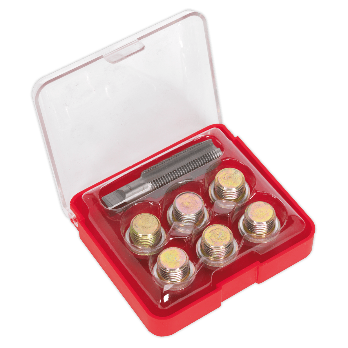 Sealey VS617 Oil Drain Plug Thread Repair Set M17 - VS617 - Sealey Tools UK - Trade Counter Direct