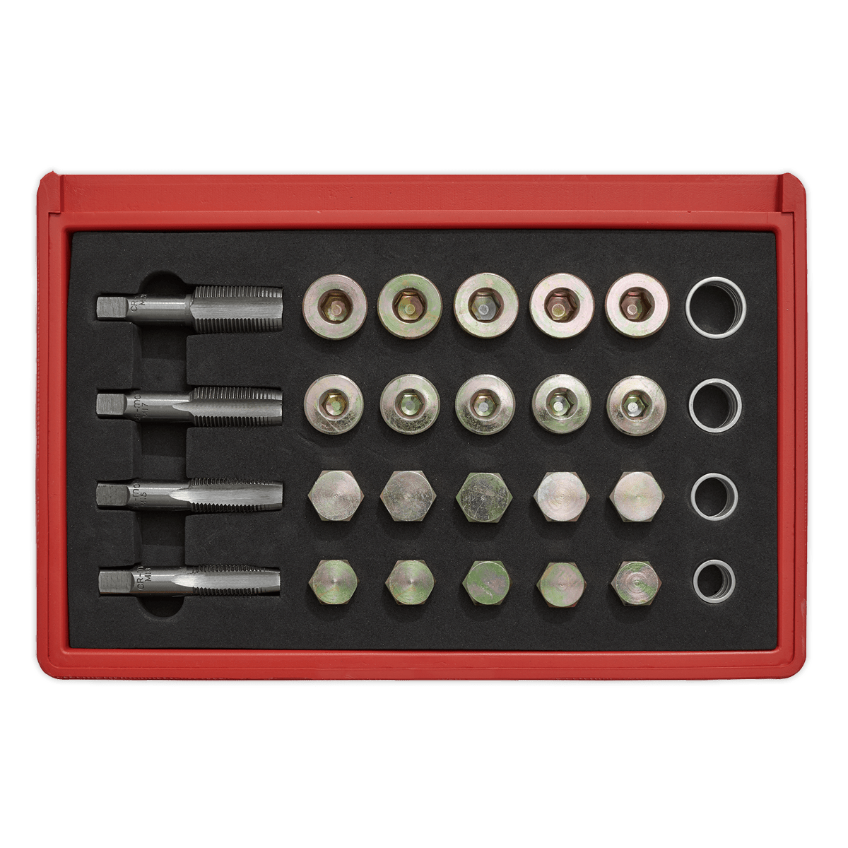 Sealey VS660 Drain Plug Thread Repair Set - VS660 - Sealey Tools UK - Trade Counter Direct