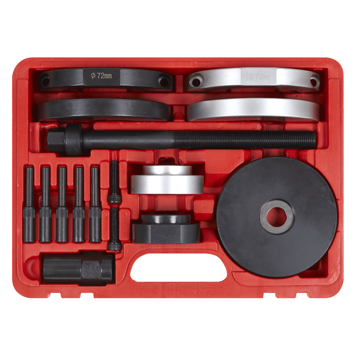 Sealey VS7029 Front Wheel Bearing GEN2 Removal/Installation Kit 72mm – Audi/Seat/Skoda/VW - VS7029 - Sealey Tools UK - Trade Counter Direct
