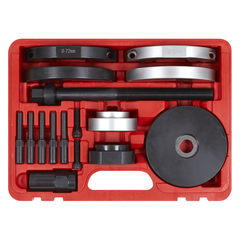 Sealey VS7029 Front Wheel Bearing GEN2 Removal/Installation Kit 72mm – Audi/Seat/Skoda/VW - VS7029 - Sealey Tools UK - Trade Counter Direct