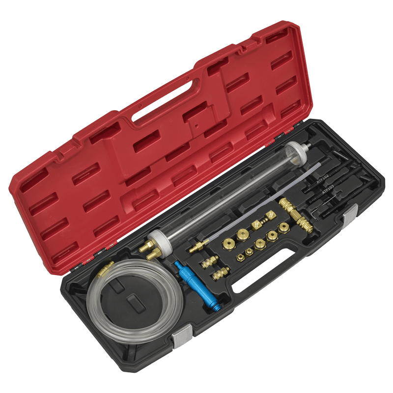 Sealey VS7095 Transmission Oil Refilling Pump & Adaptor Kit for VAG 18pc - VS7095 - Sealey Tools UK - Trade Counter Direct