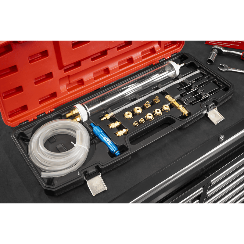Sealey VS7095 Transmission Oil Refilling Pump & Adaptor Kit for VAG 18pc - VS7095 - Sealey Tools UK - Trade Counter Direct