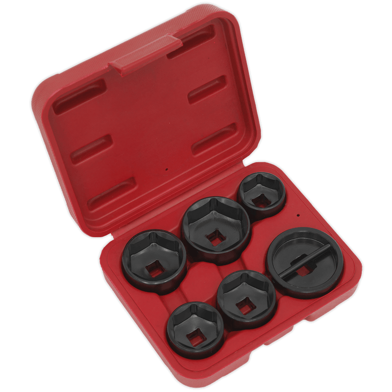 Sealey VS7103 Oil Filter Cap Wrench Set 6pc - VS7103 - Sealey Tools UK - Trade Counter Direct