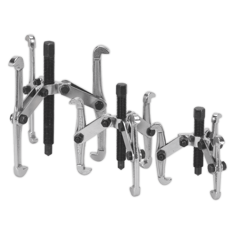 Sealey VS77 Triple Leg Gear Reversible Puller Set 3pc - VS77 - Sealey Tools UK - Trade Counter Direct